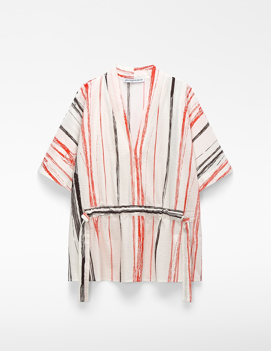 Blusa manga al codo para mujer 3