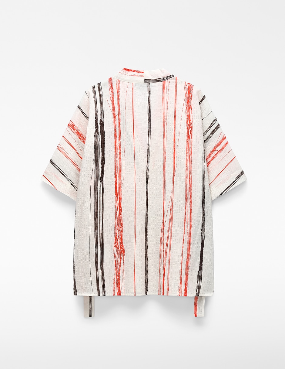 Blusa manga al codo para mujer 4