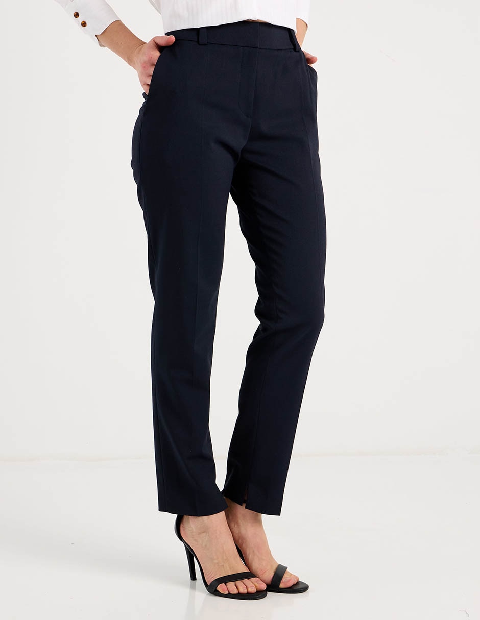 Pantalón de vestir straight para mujer