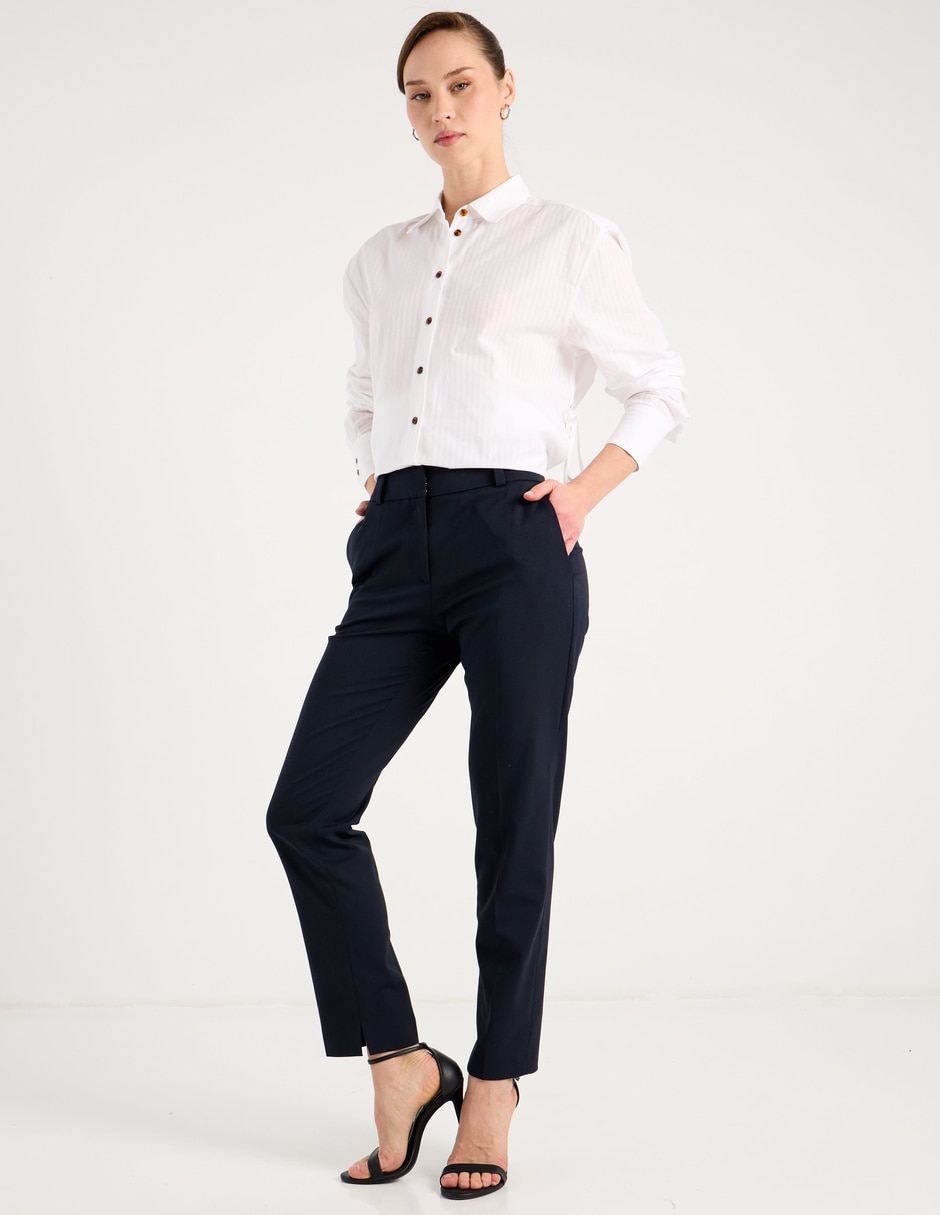 Pantalón de vestir straight para mujer 9