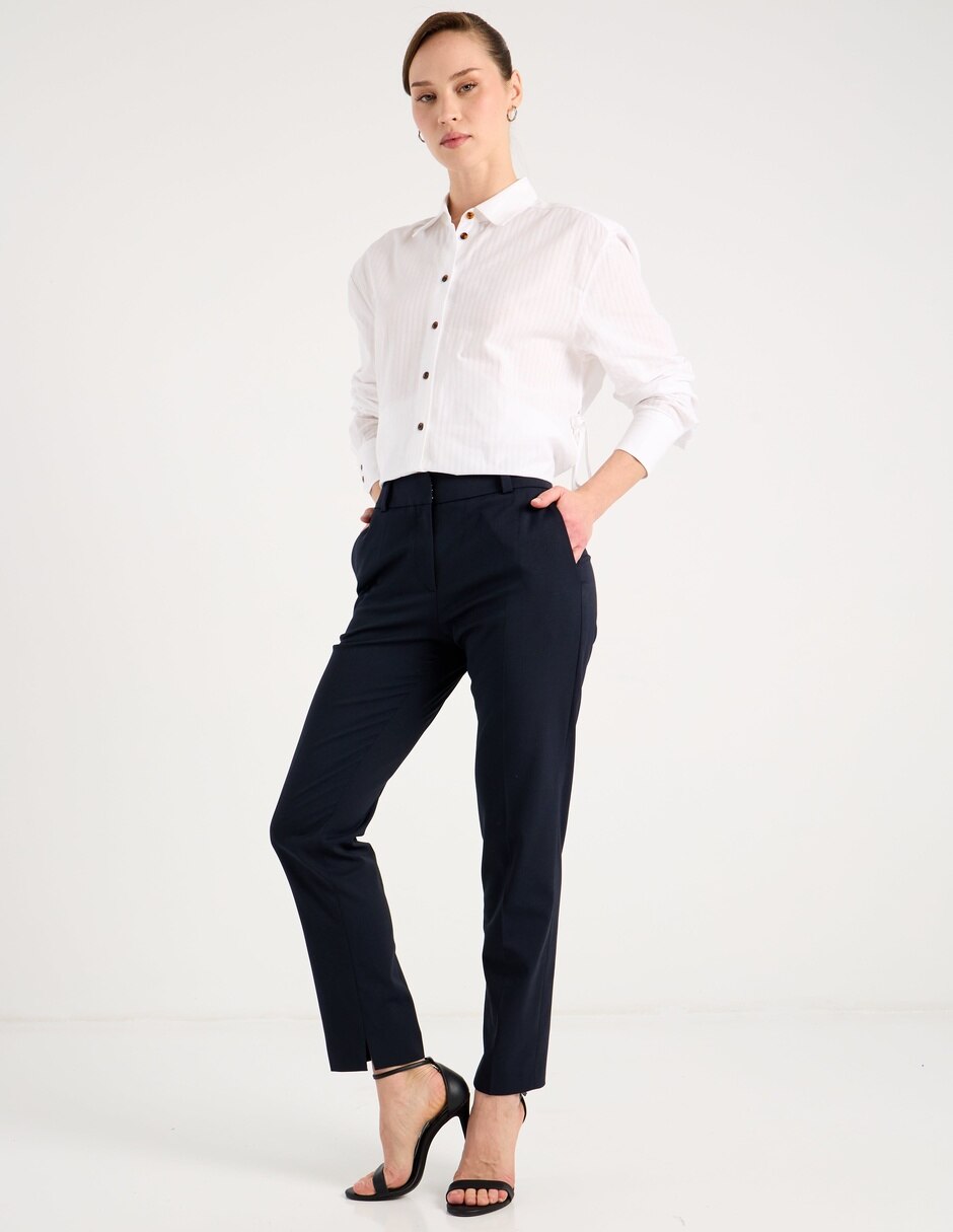 Pantalón de vestir hugo straight para mujer