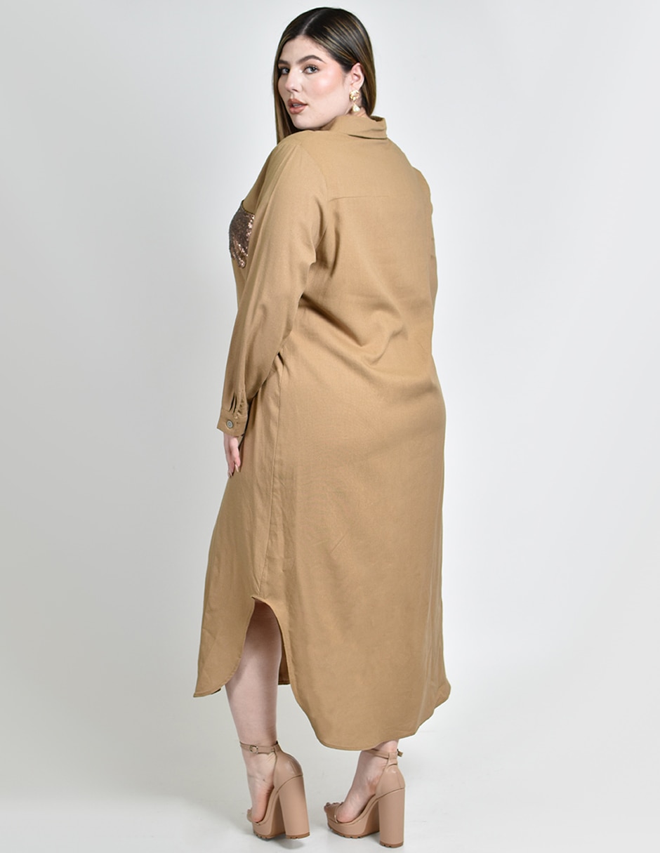 Vestido midi casual para mujer 4