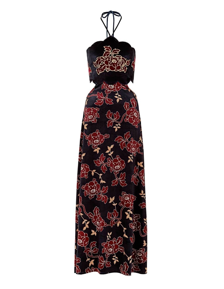 Vestido largo casual agua bendita holiday para mujer