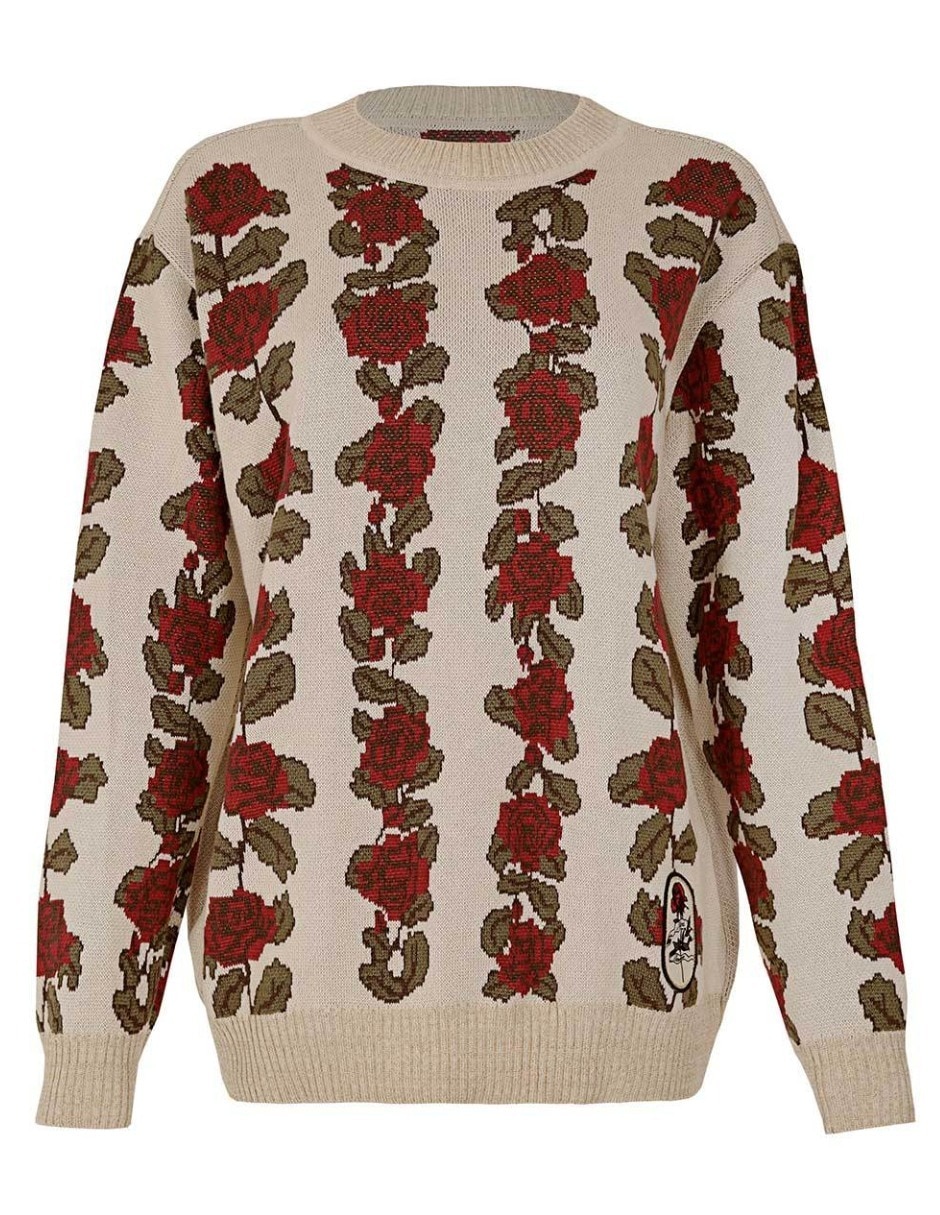 Suéter cuello redondo para mujer 4