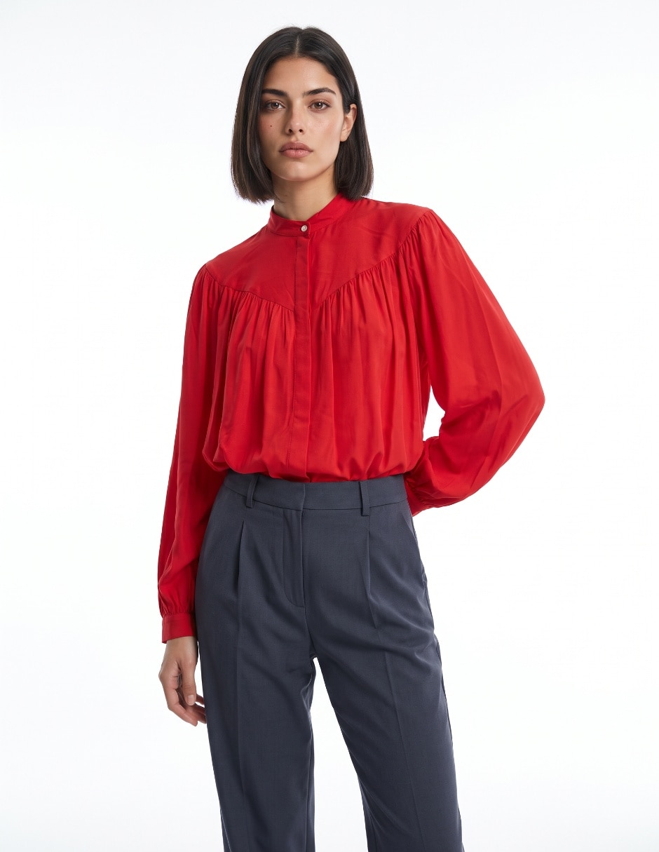 Blusa manga larga para mujer Blusa manga larga para mujer
