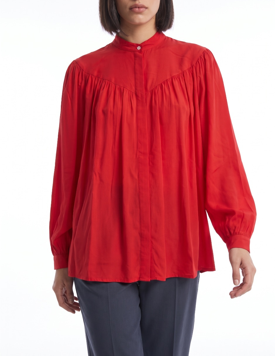 Blusa manga larga para mujer 6