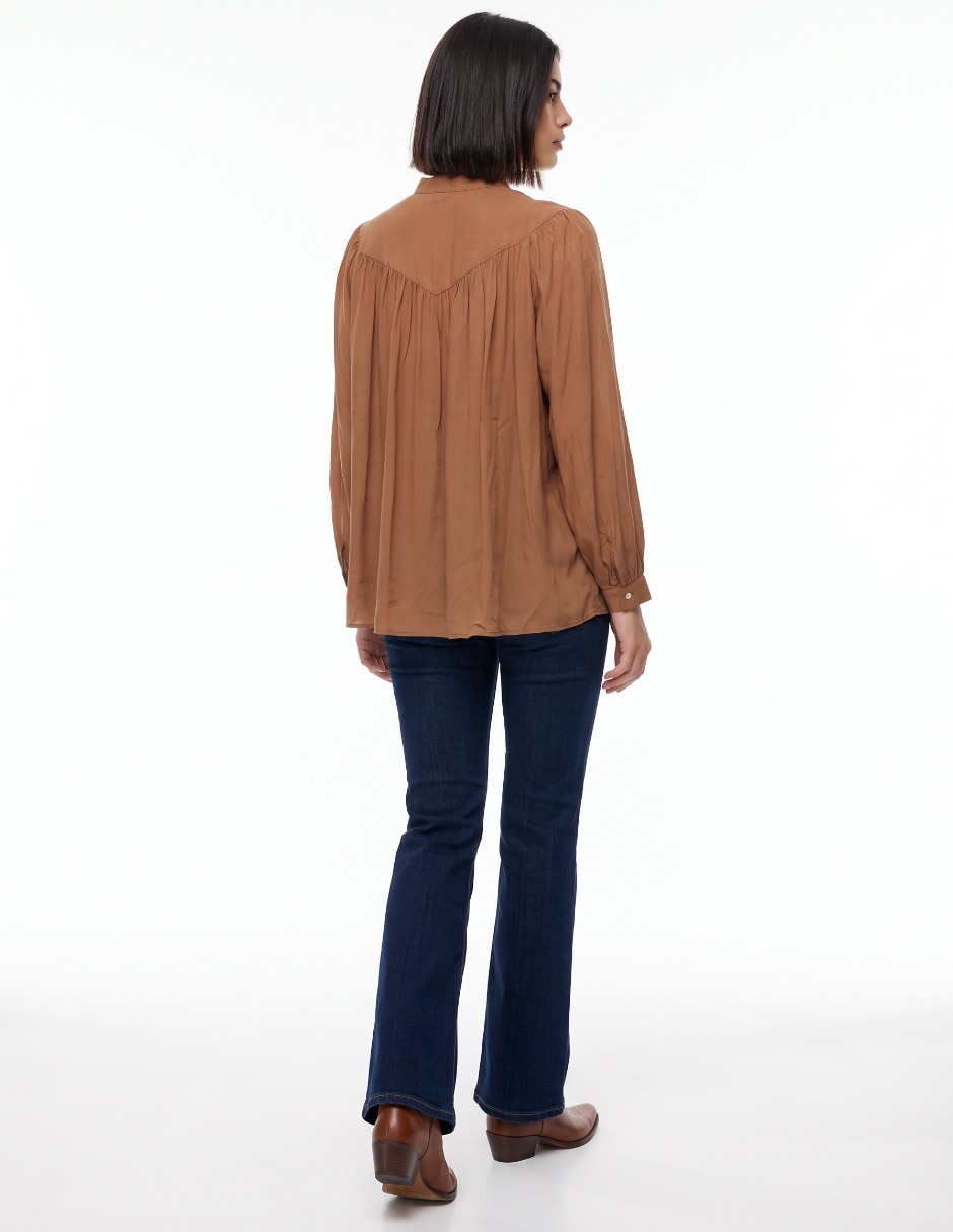 Blusa manga larga para mujer 2