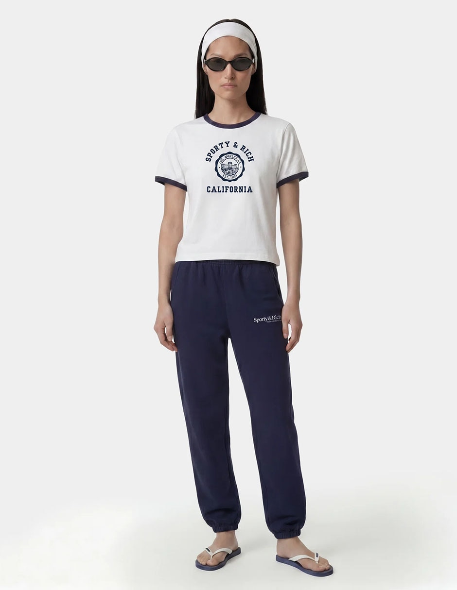 Playera manga corta cuello redondo para mujer 2