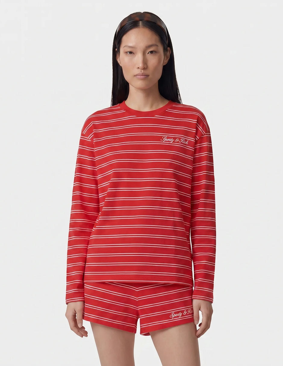 Playera cuello redondo para mujer