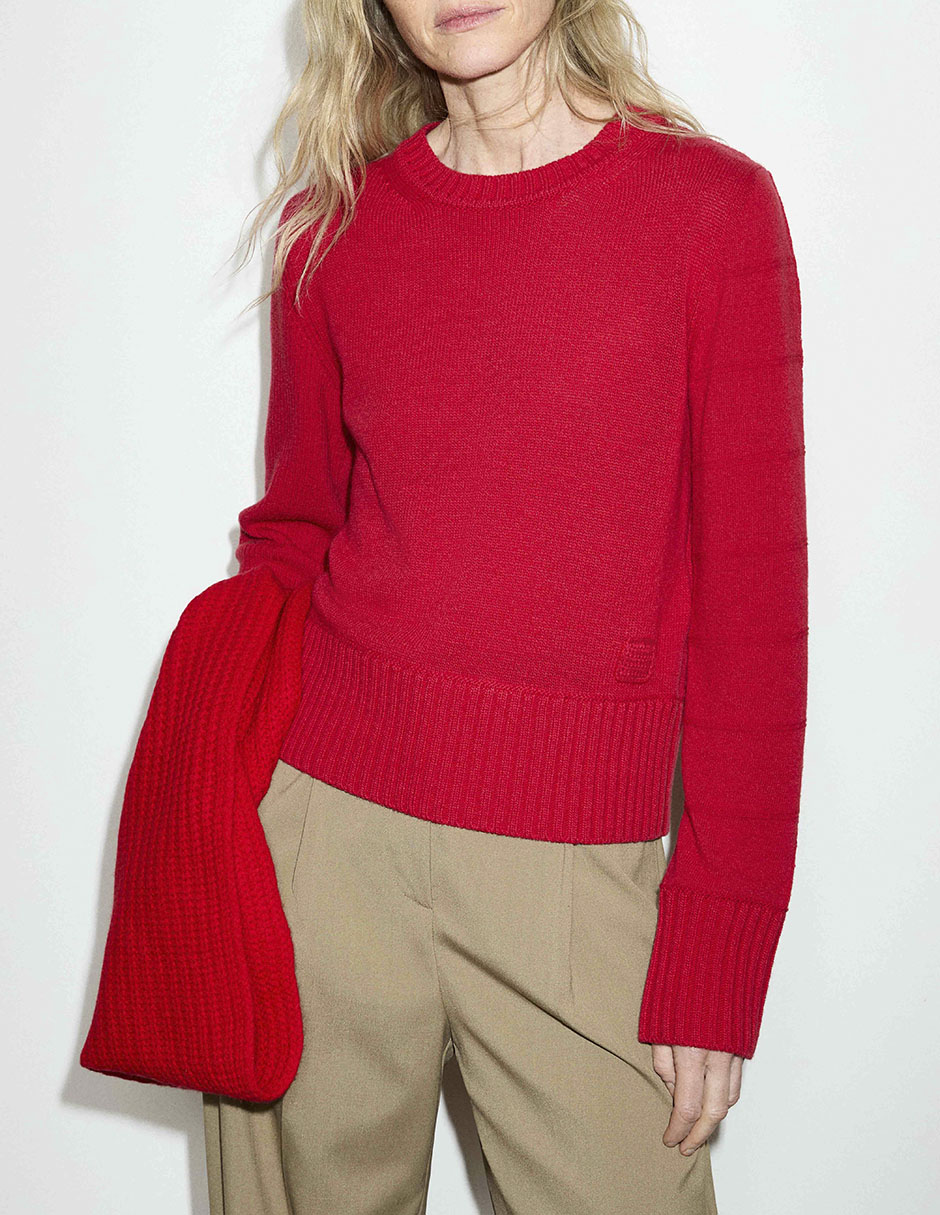 Suéter cuello redondo para mujer Suéter cuello redondo para mujer