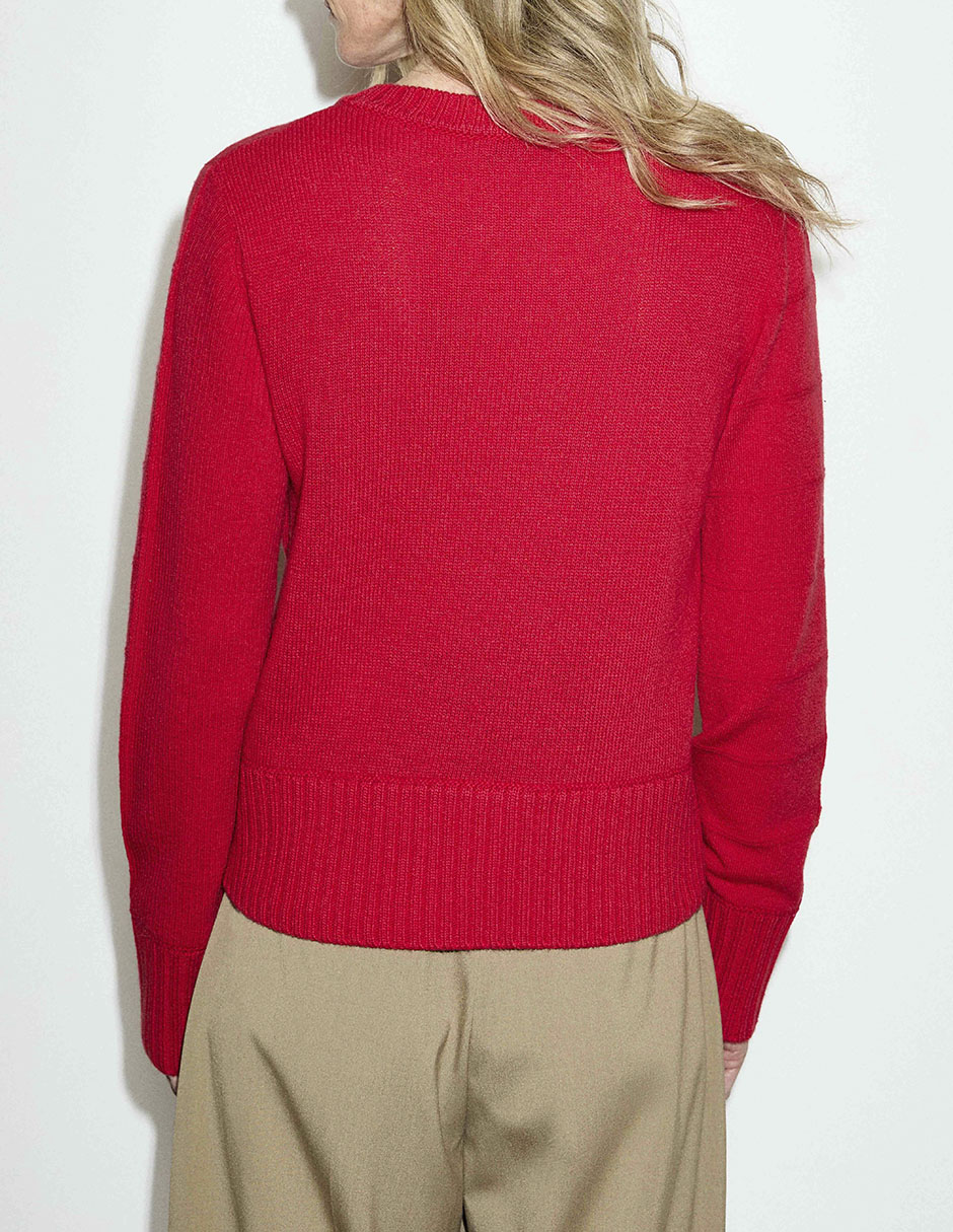 Suéter cuello redondo para mujer 5