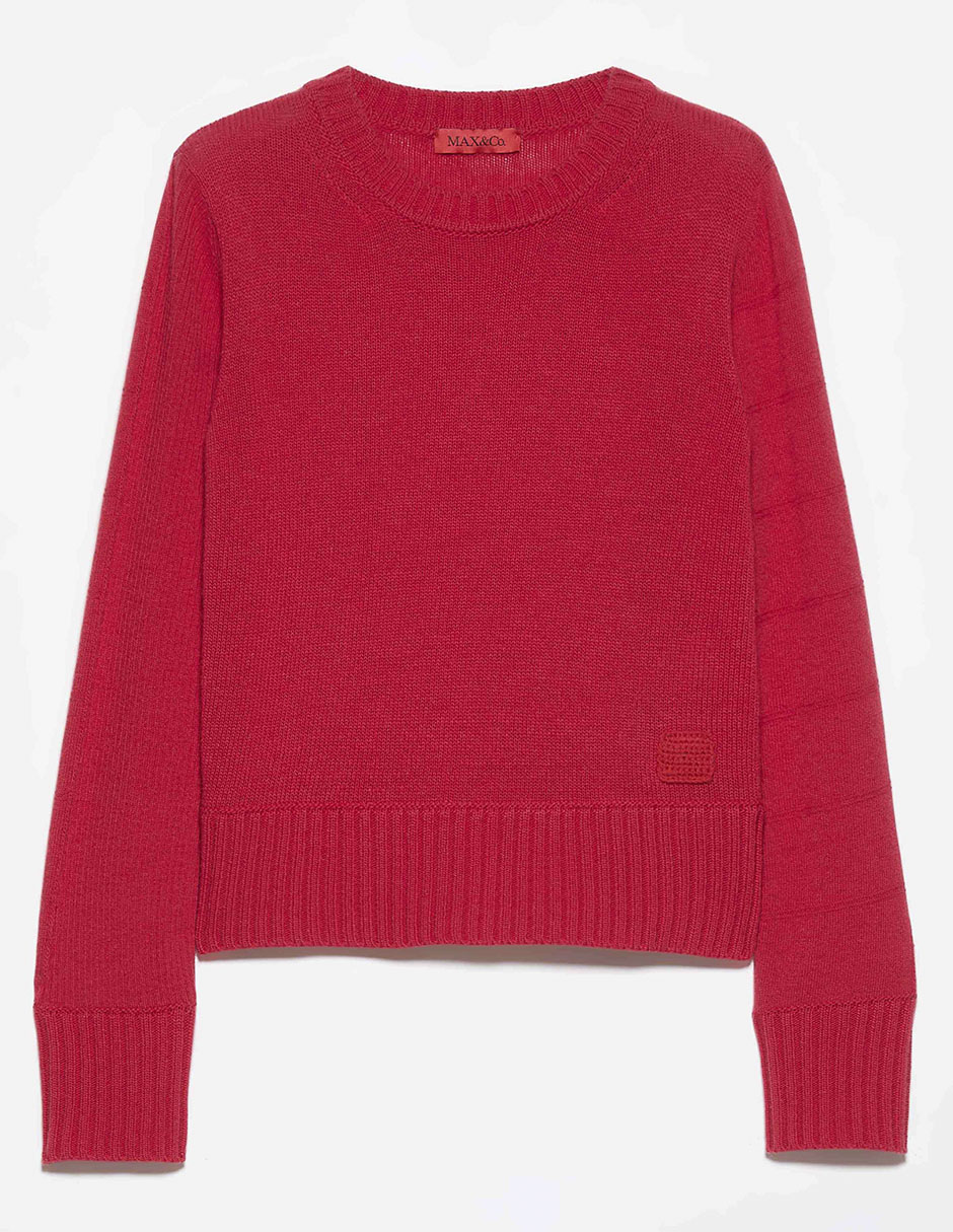 Suéter cuello redondo para mujer 2