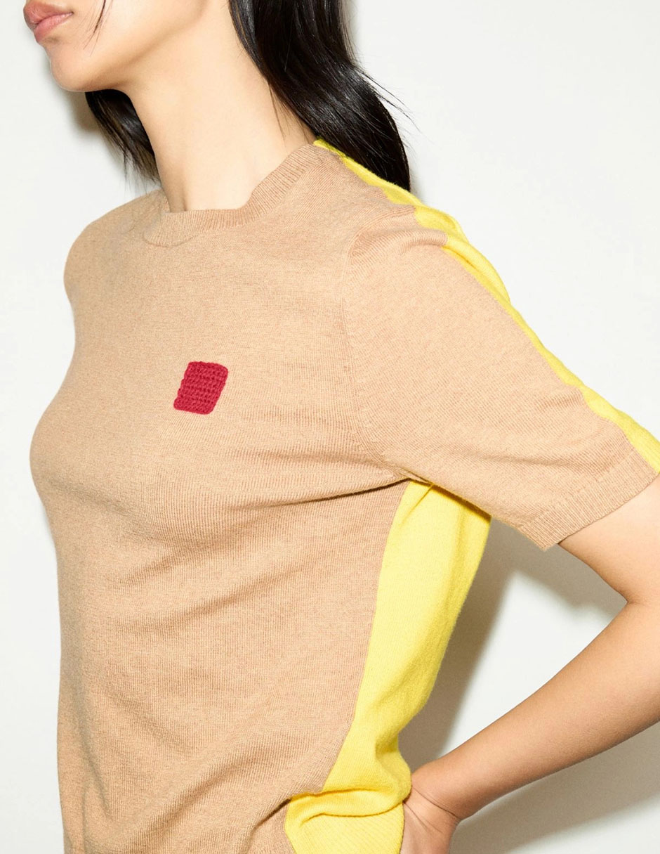 Suéter cuello redondo para mujer 4