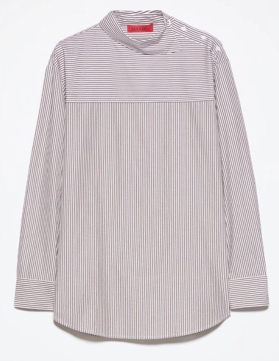 Playera manga larga cuello redondo para mujer 5