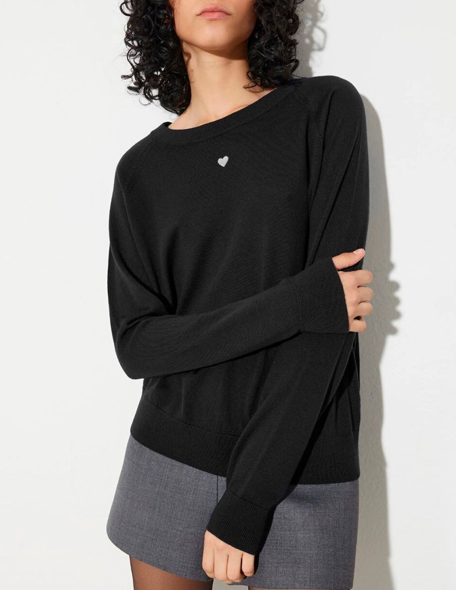 Suéter cuello redondo para mujer 5