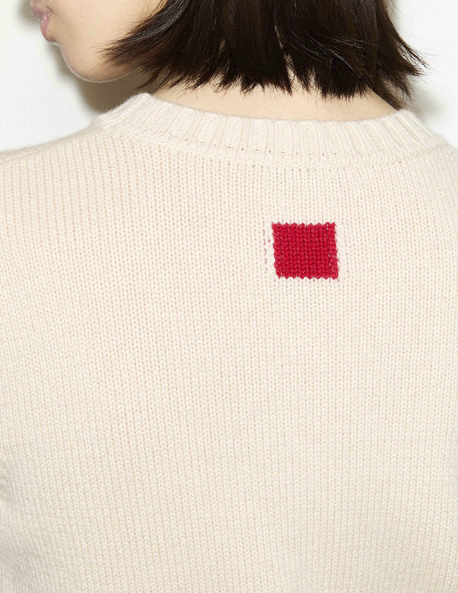 Suéter cuello redondo para mujer 2