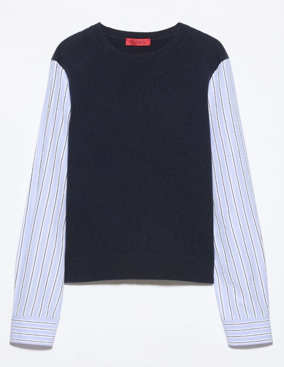 Suéter cuello redondo para mujer 2