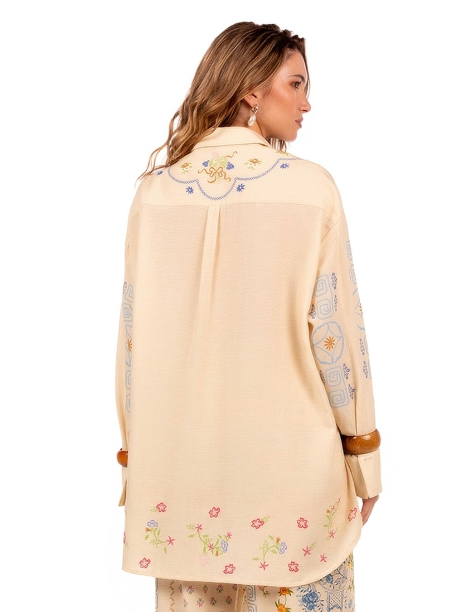 Camisa manga larga para mujer 4