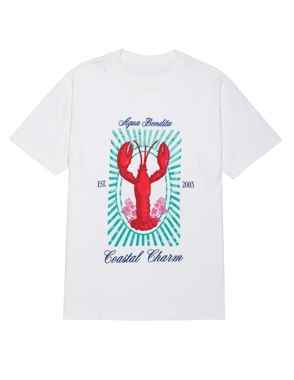 Playera manga al codo cuello redondo para mujer 2