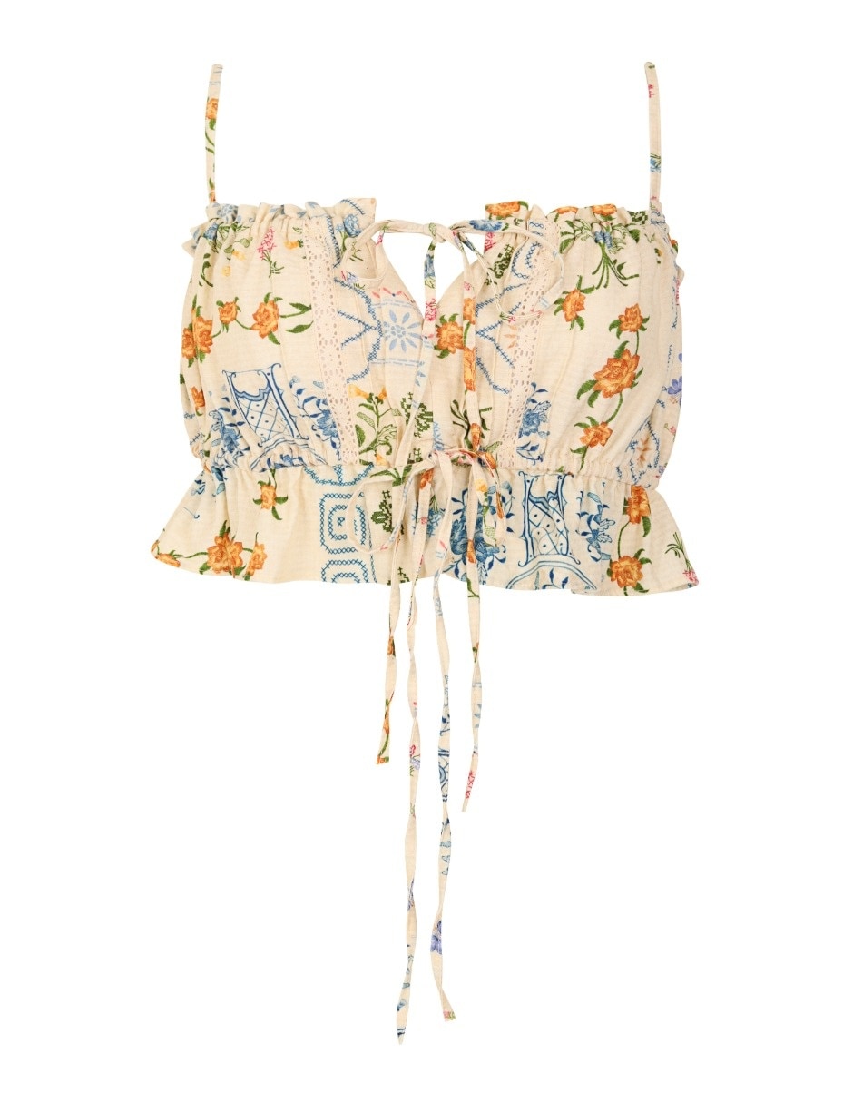 Top escote cuadrado tirante ajustable 2