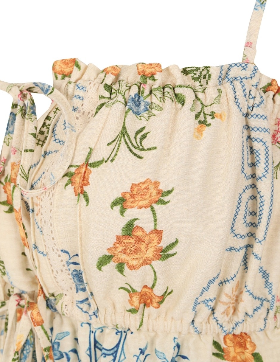 Top escote cuadrado tirante ajustable