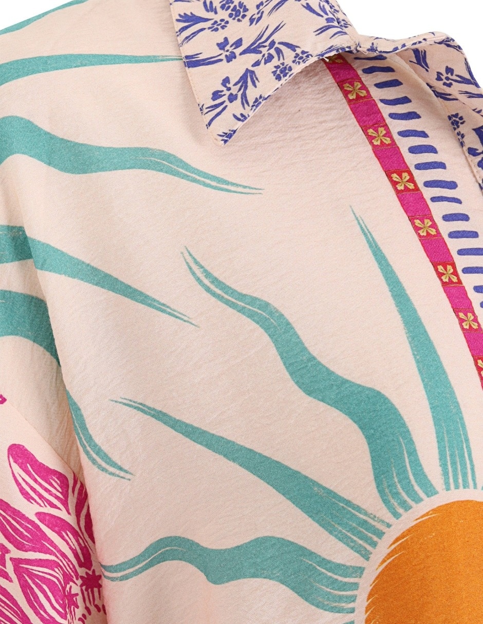 Camisa manga 3/4 para mujer 4