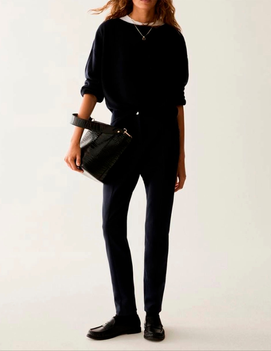 Pantalón Penny Black recto para mujer Pantalón Penny Black recto para mujer