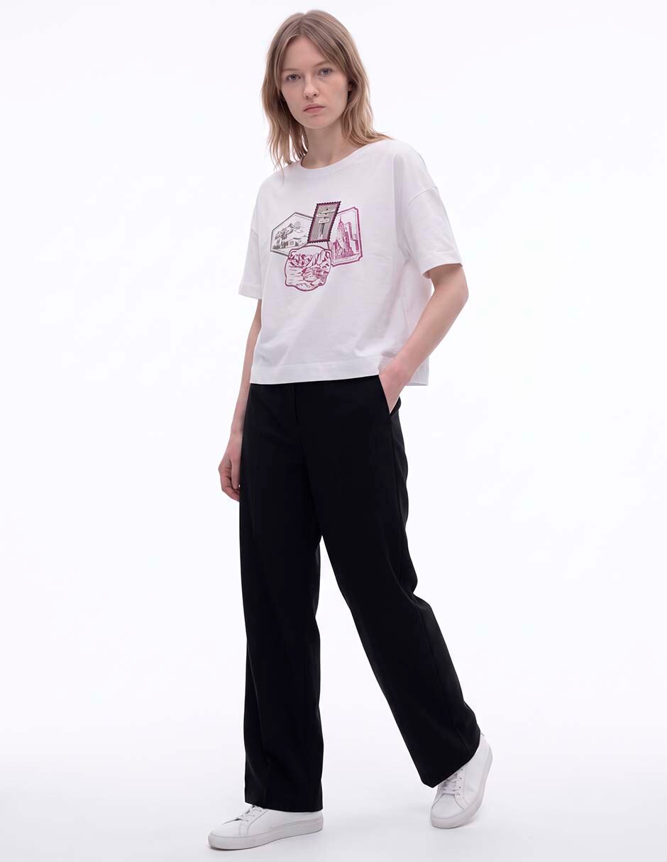 Playera manga corta para mujer 3