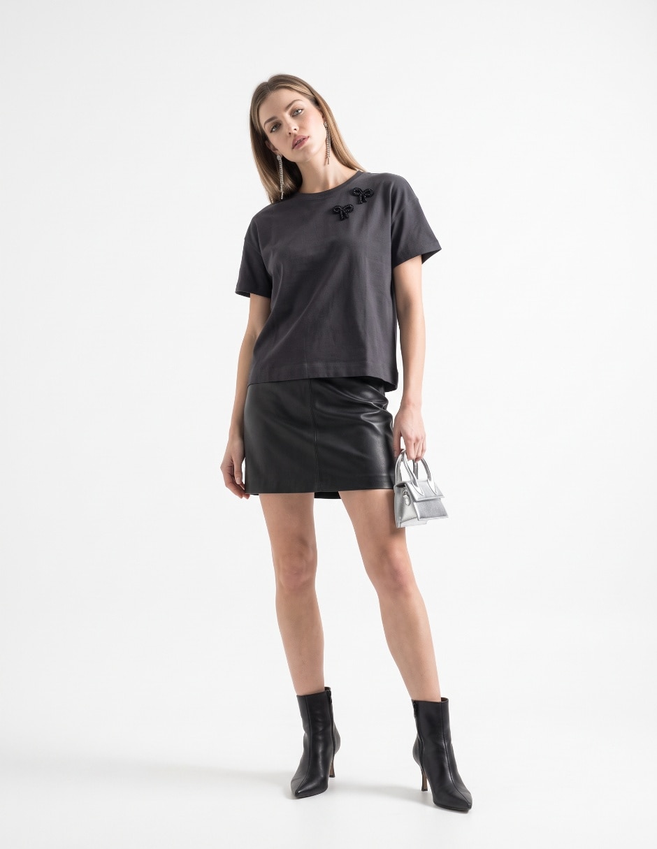 Playera Penny Black manga corta para mujer 3