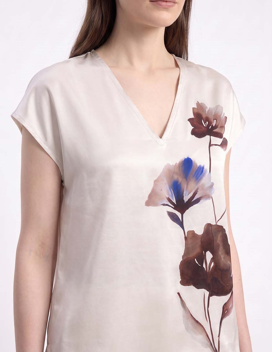Blusa manga corta para mujer 2