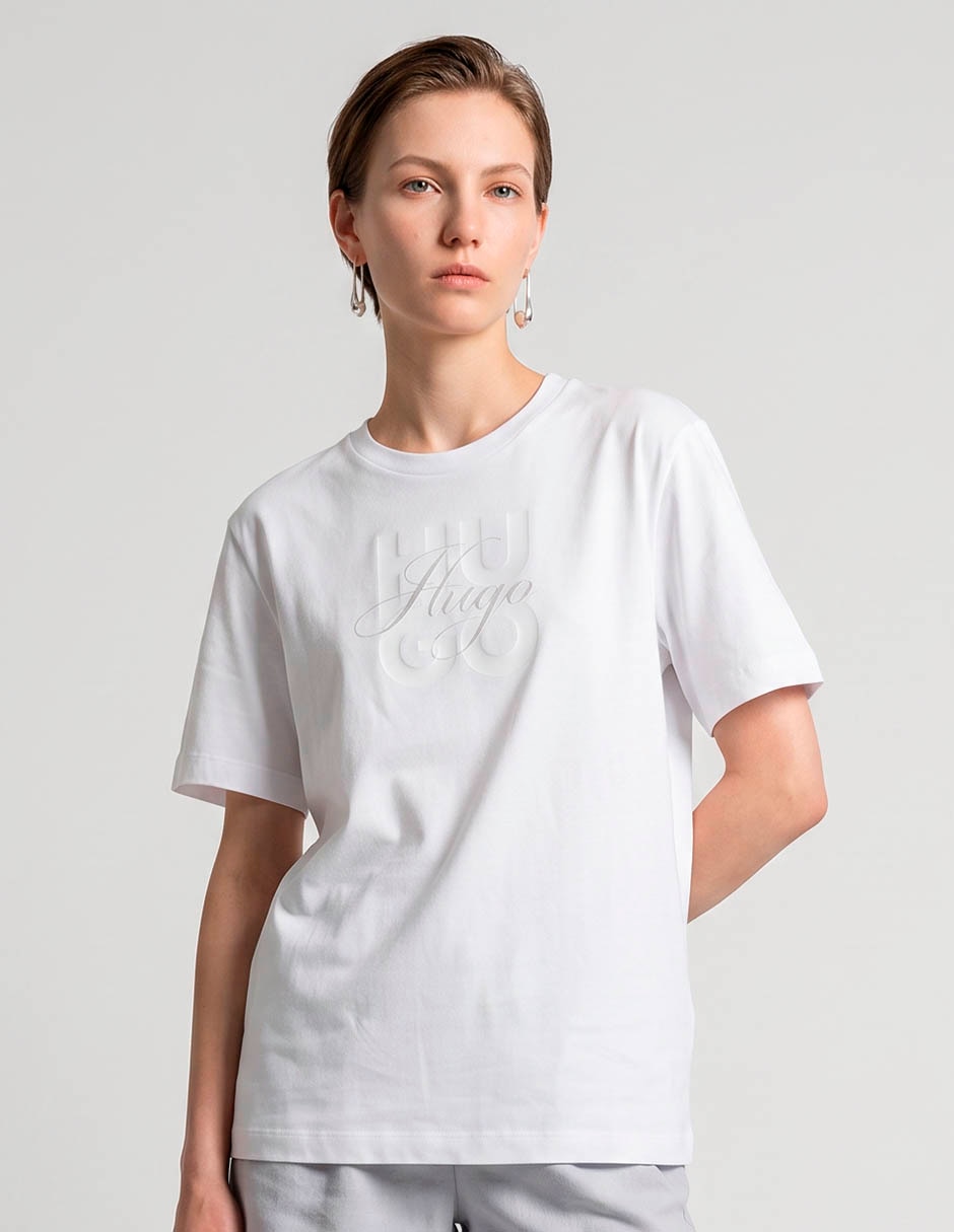 Playera manga corta cuello redondo para mujer Playera manga corta cuello redondo para mujer