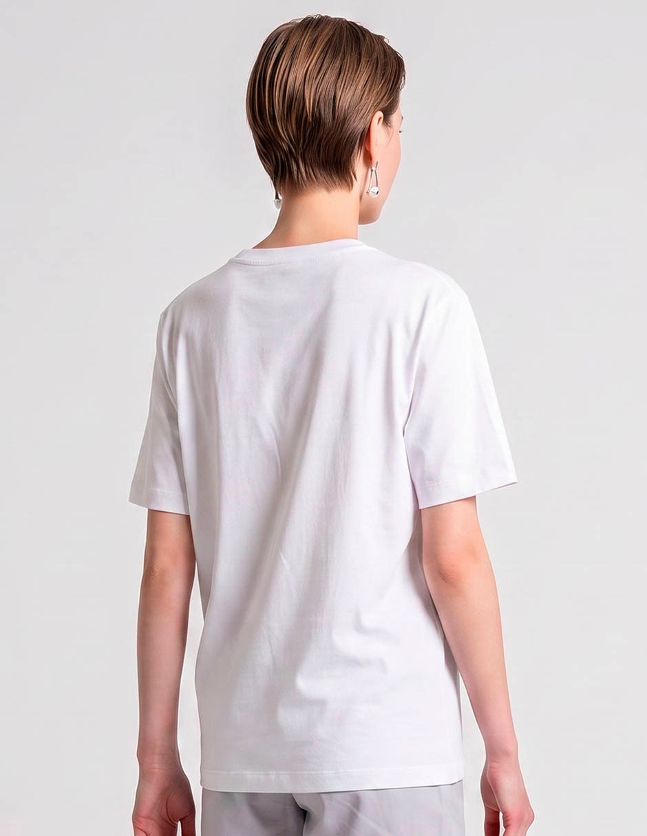 Playera manga corta cuello redondo para mujer 2