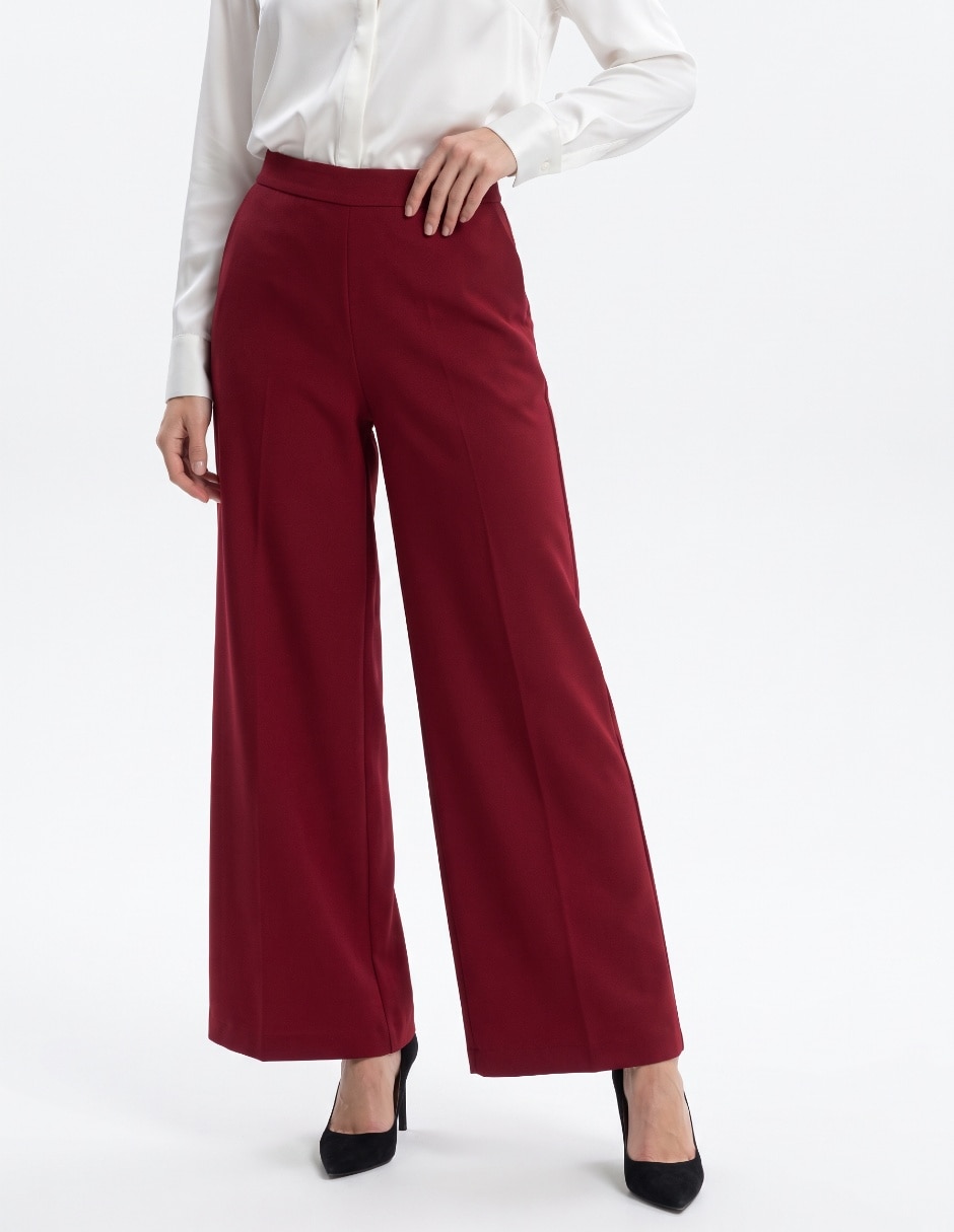 Pantalón acampanado para mujer