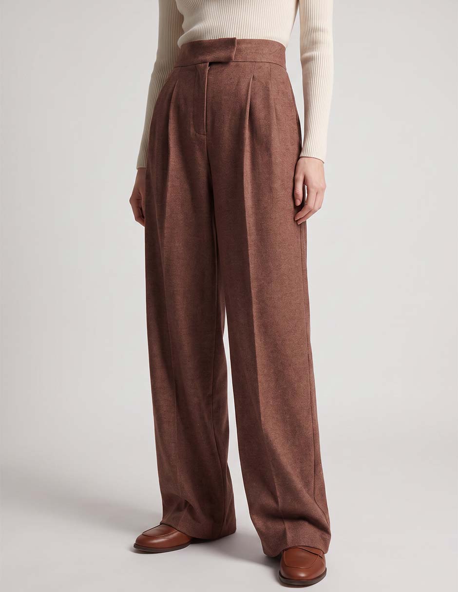 Pantalón de vestir relajado para mujer Pantalón de vestir relajado para mujer
