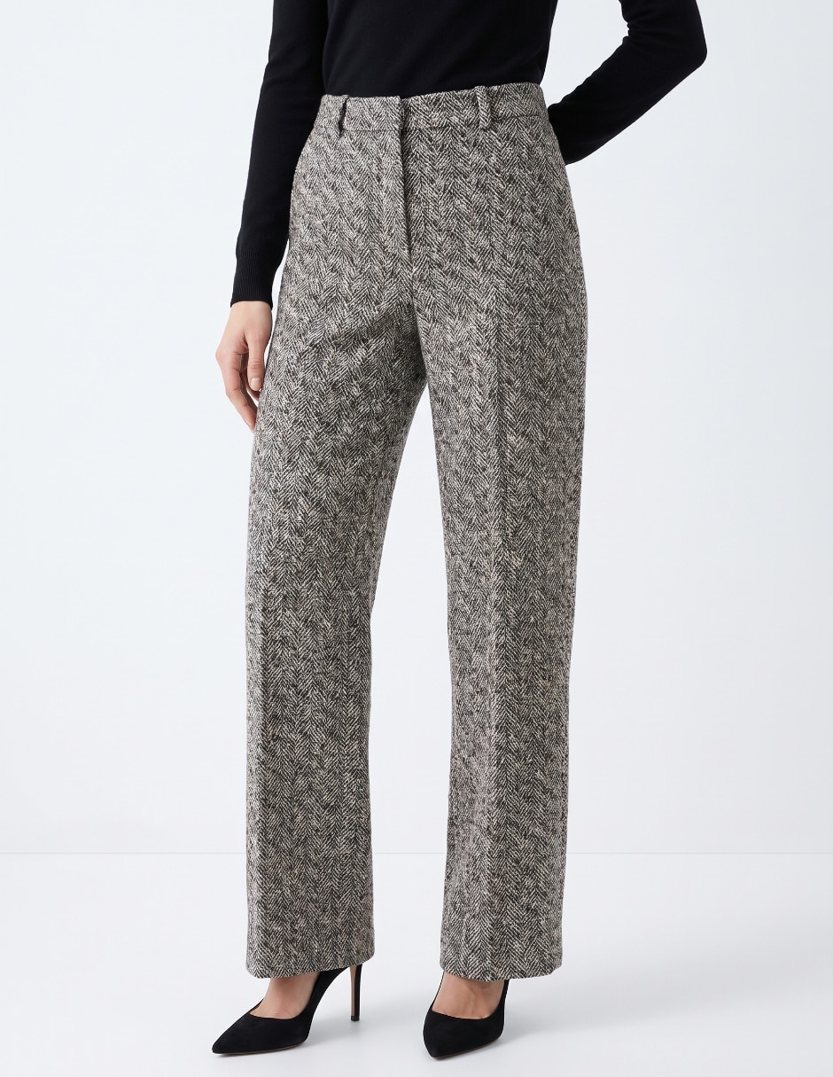 Pantalón acampanado para mujer