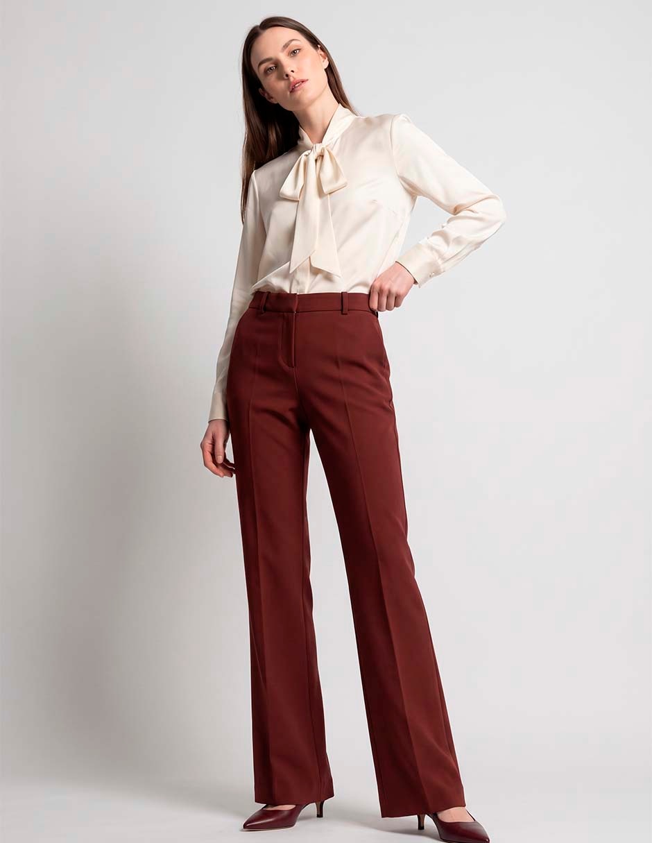 Pantalón de vestir slim para mujer Pantalón de vestir slim para mujer