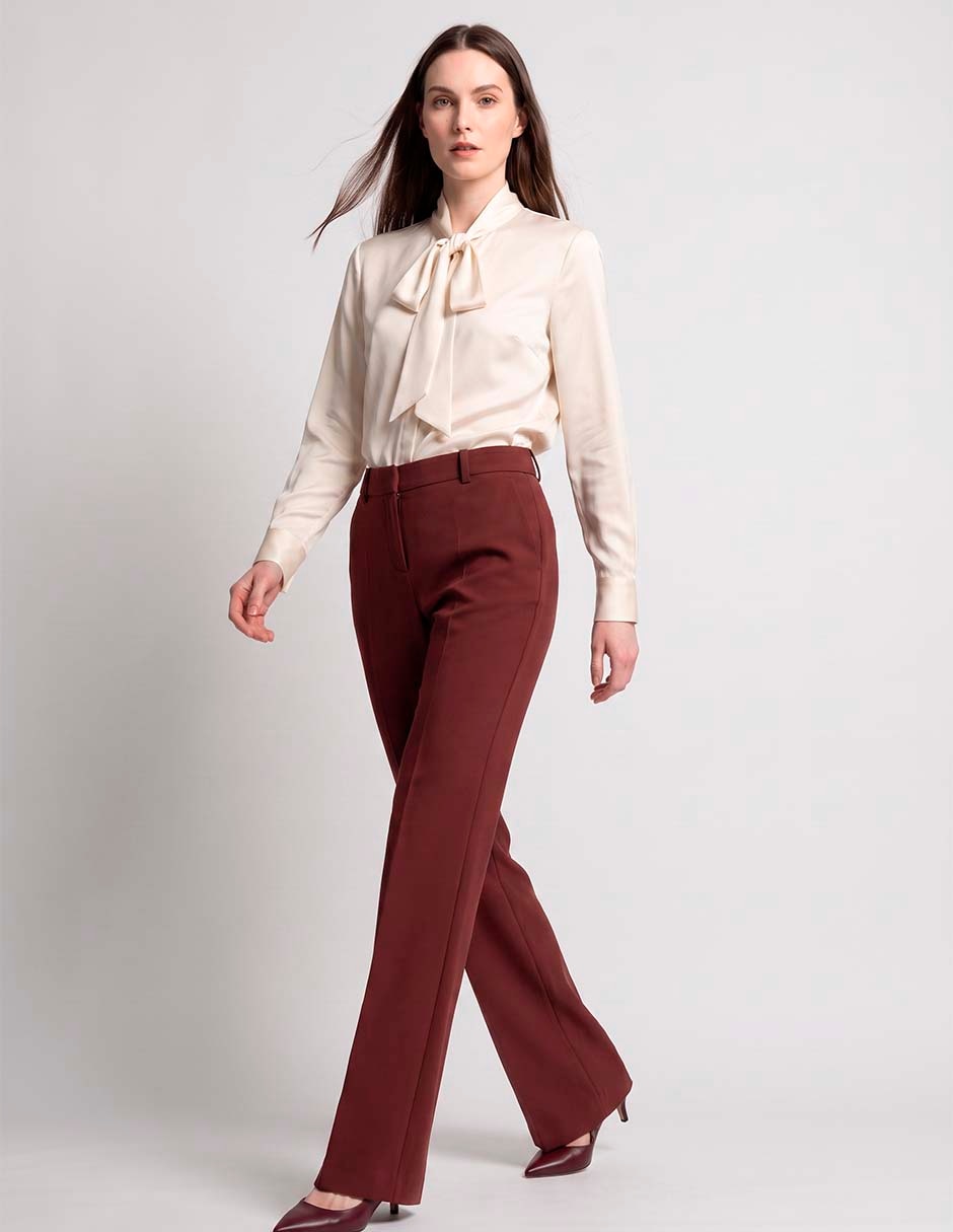 Pantalón de vestir slim para mujer 3
