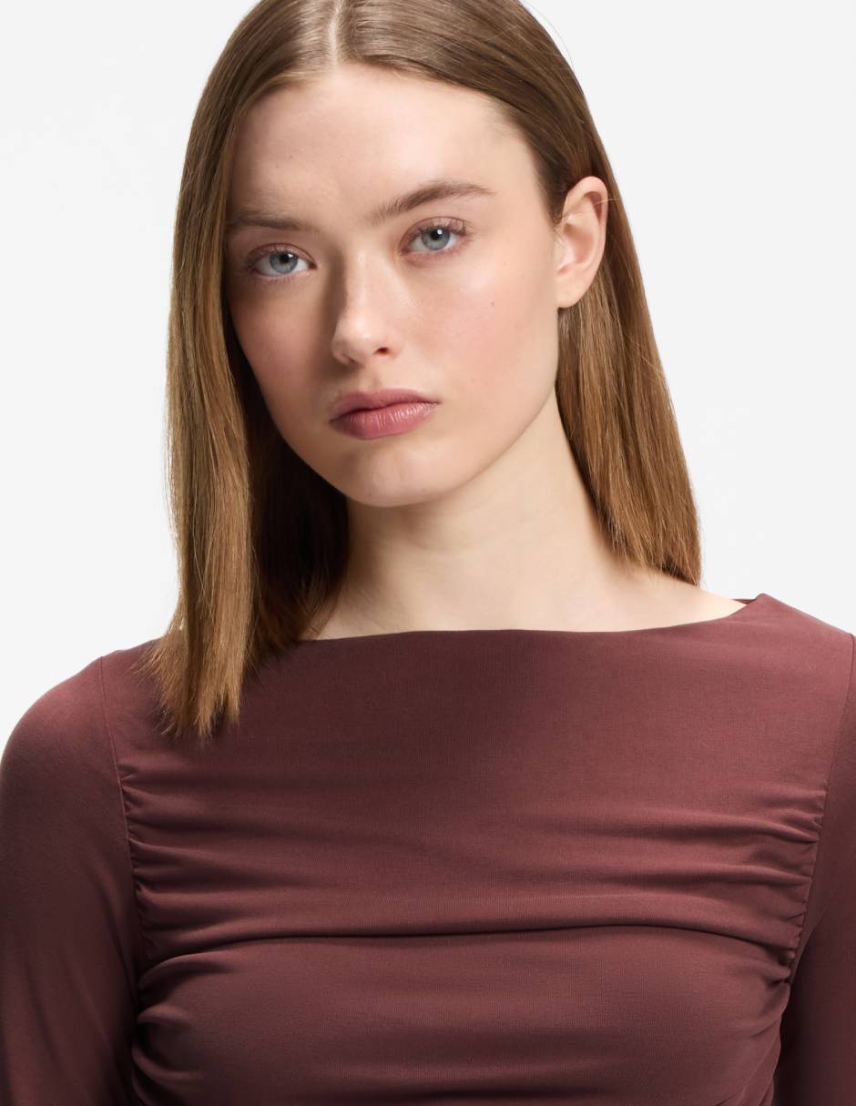Blusa hugo manga larga para mujer