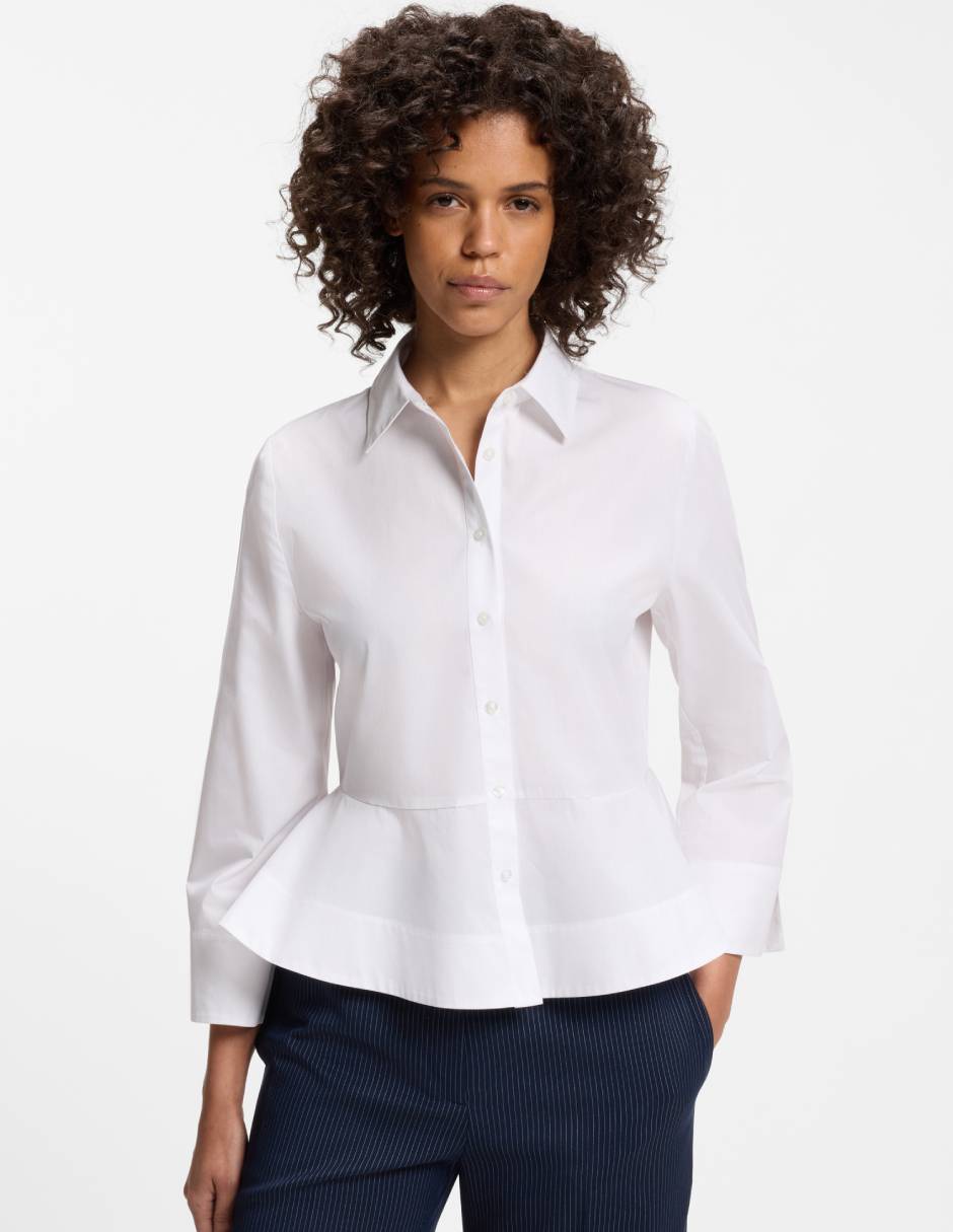 Blusa camisera hugo manga larga para mujer