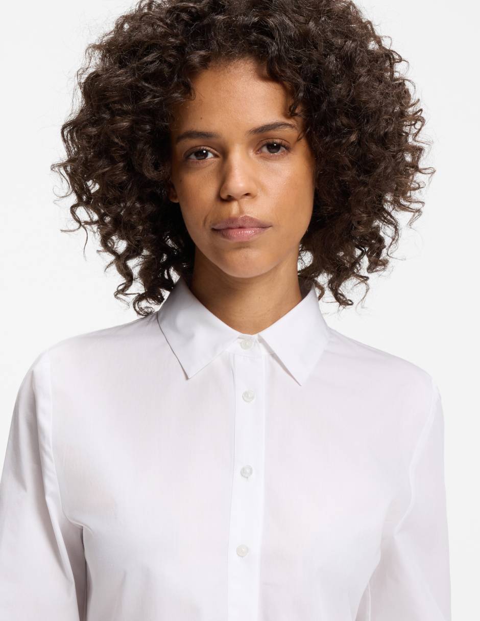 Blusa camisera hugo manga larga para mujer