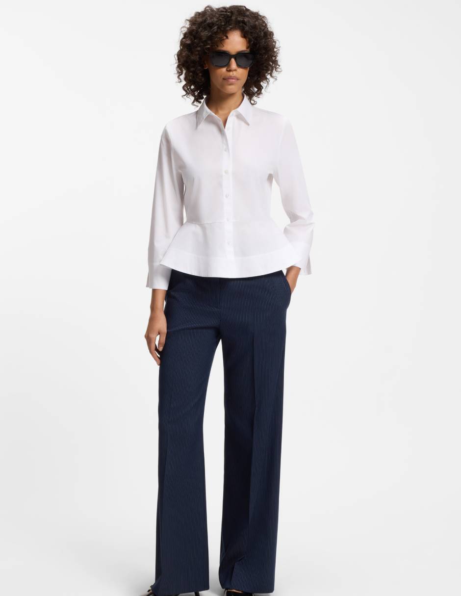 Blusa camisera hugo manga larga para mujer