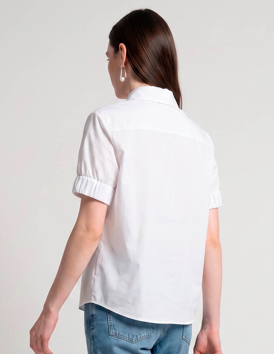 Blusa hugo manga corta para mujer