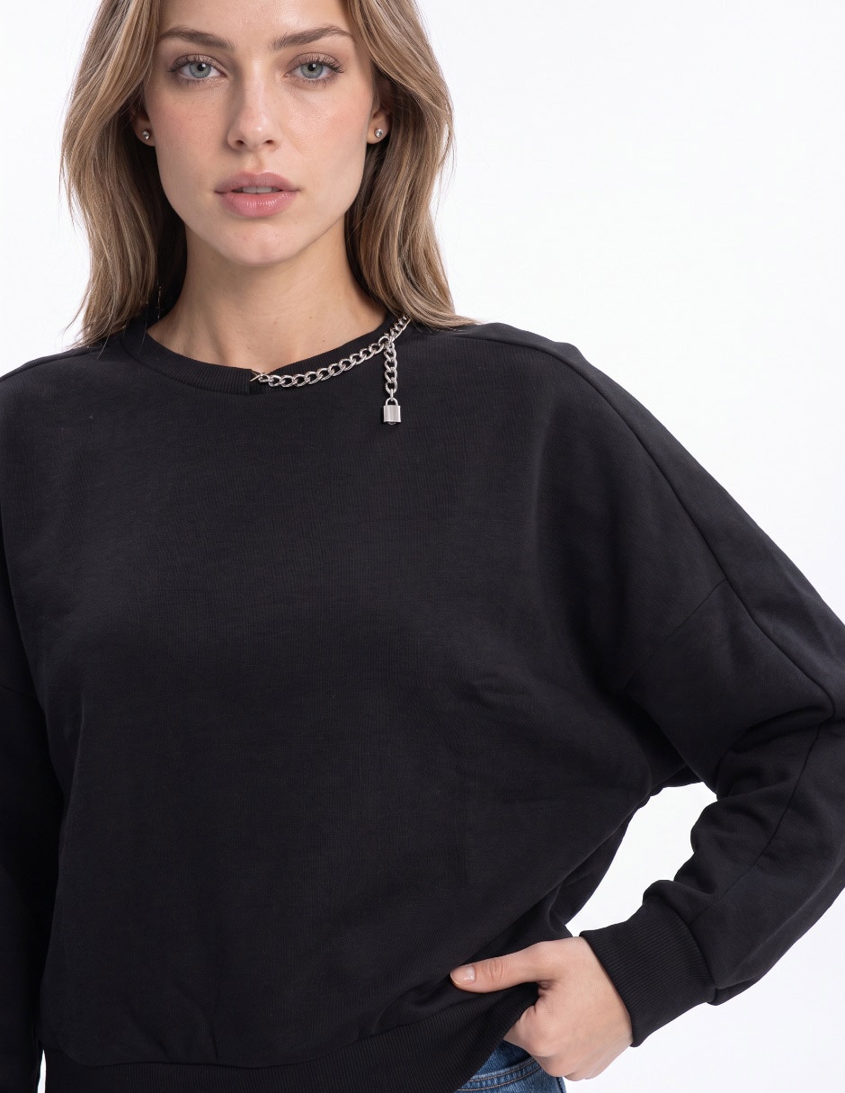 Sudadera sin capucha para mujer 4