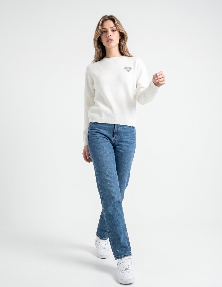 Suéter cuello redondo para mujer 3