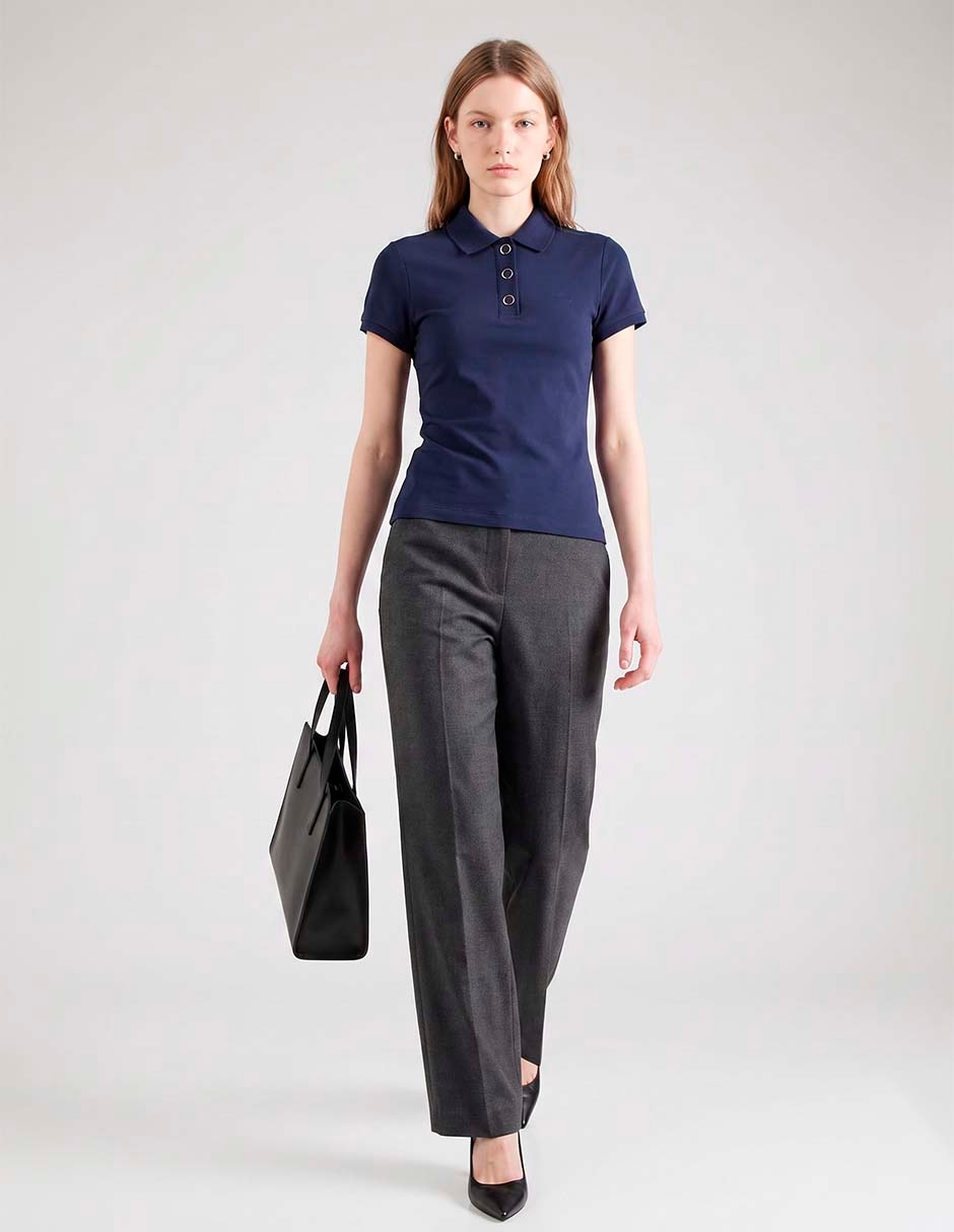 Playera tipo polo para mujer