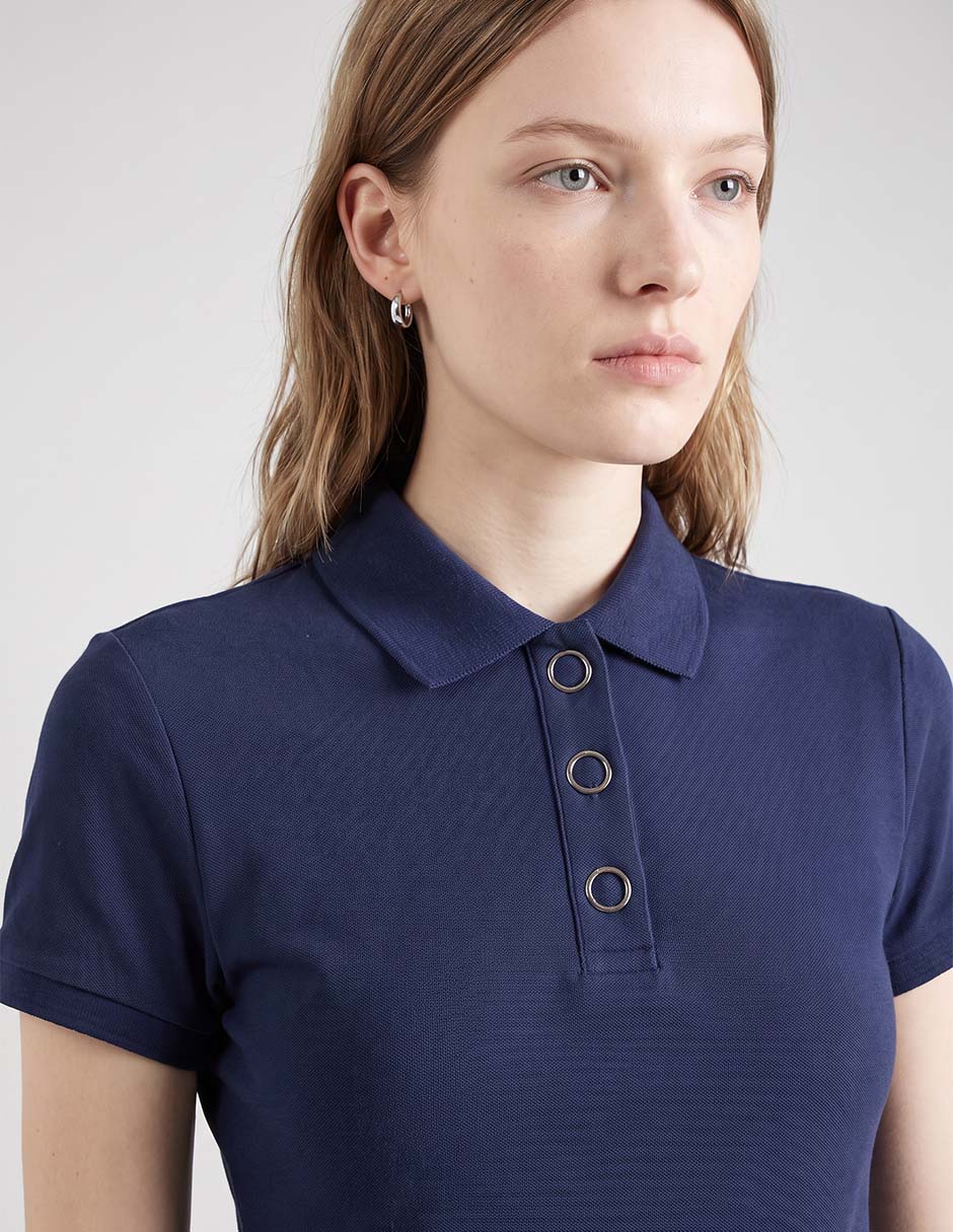 Playera tipo polo para mujer 2