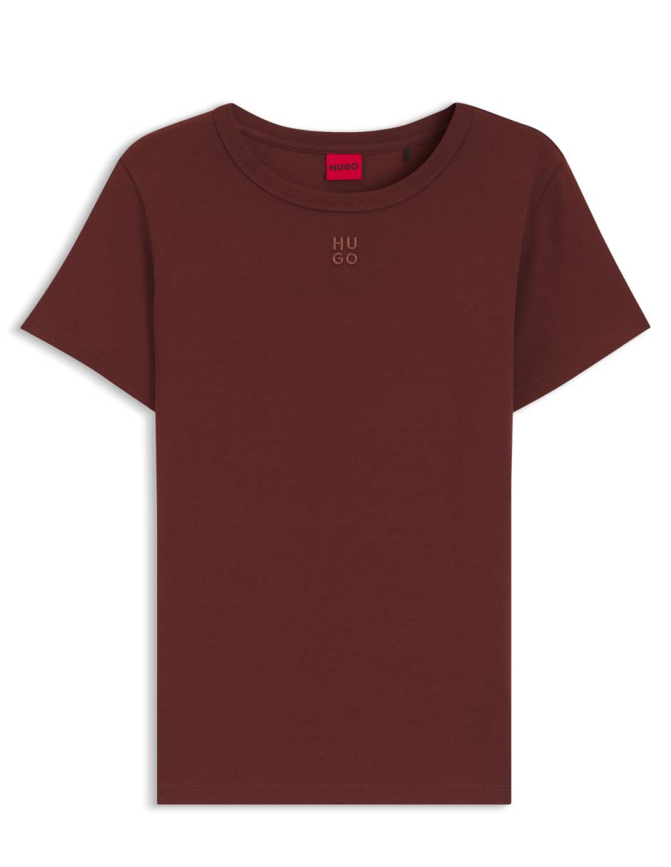 Playera manga corta cuello redondo para mujer 2