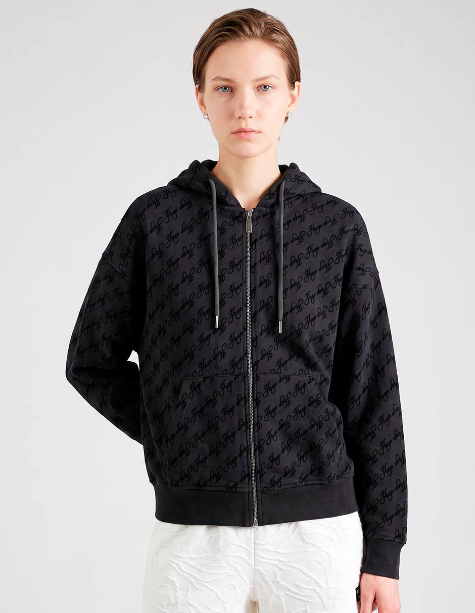 Chamarra casual de algodón para mujer