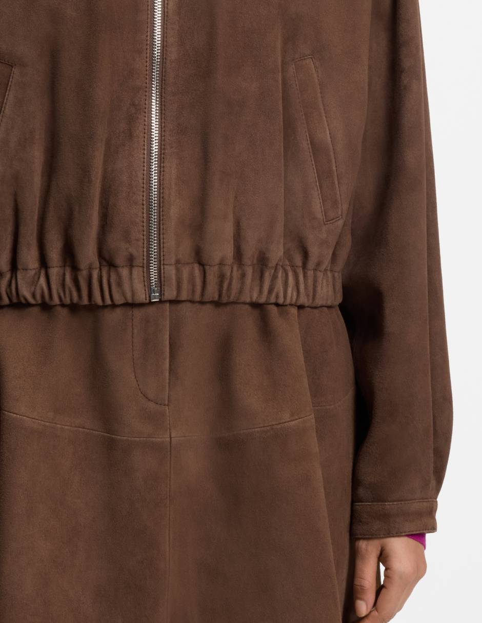 Chamarra casual de piel para mujer 3
