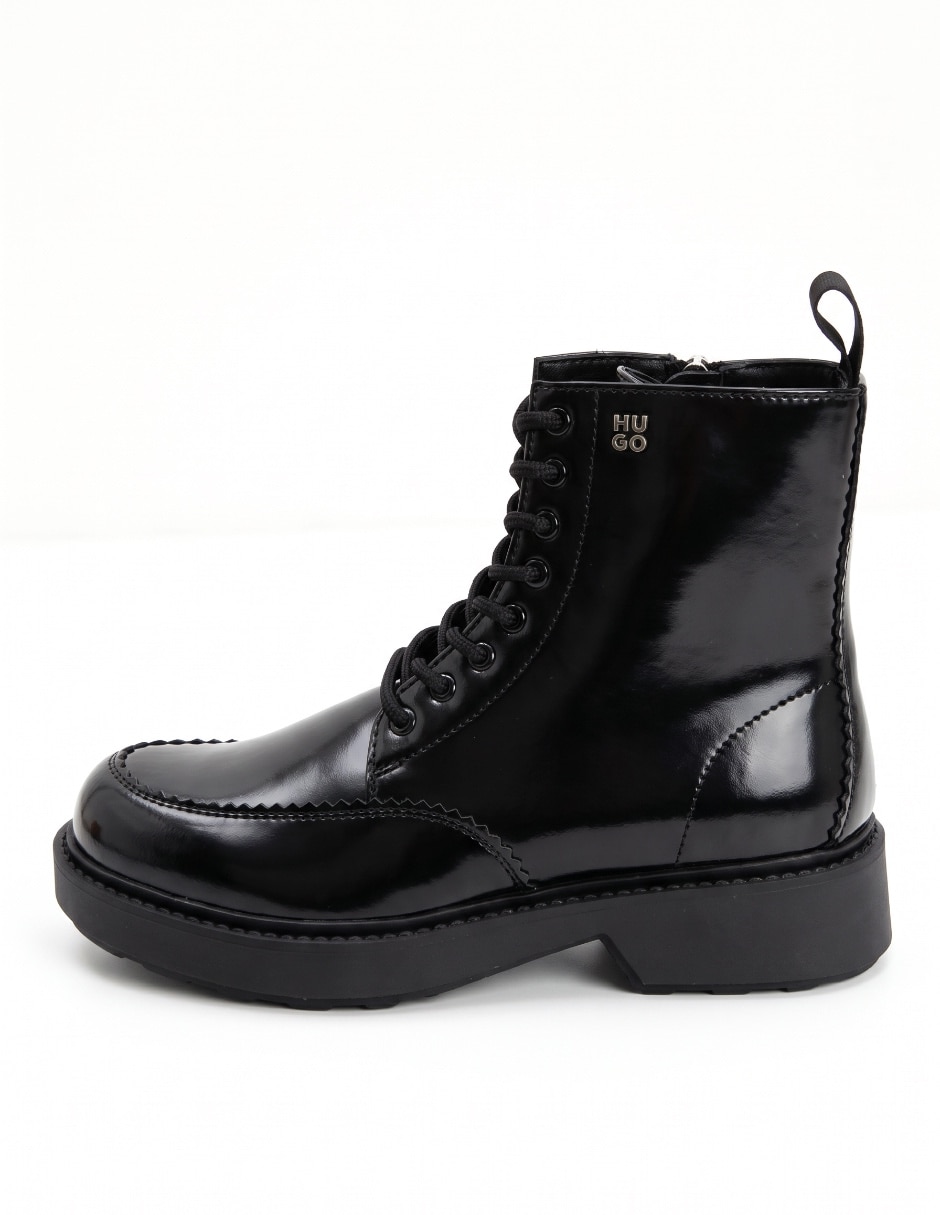 Bota arriba del tobillo de piel para mujer Bota arriba del tobillo de piel para mujer